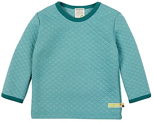 loud + proud Unisex Baby Shirt Padded Knit, GOTS Zertifiziert Sweatshirt, Oregano, 74/80 von loud + proud