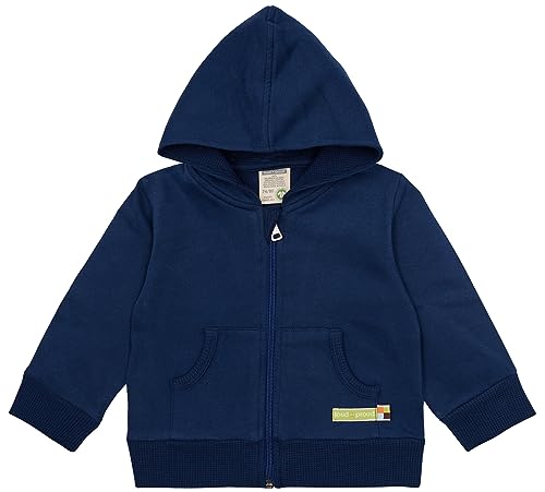 loud + proud Unisex Baby Sweatjacke, GOTS-Zertifiziert Jacke, Ultramarine, 62/68 von loud + proud