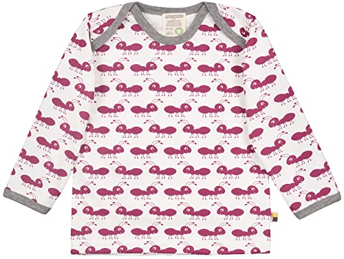 loud + proud Unisex Baby Shirt Langarm aus Bio Baumwolle, GOTS Zertifiziert T-Shirt, per Pack Violett (Orchid or), 74/80 (Herstellergröße: 74/80) von loud + proud