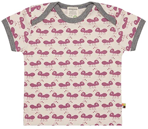 loud + proud Unisex Baby T-shirt mit Ameisen Print, Gots Zertifiziert T Shirt, Grape, 86-92 EU von loud + proud