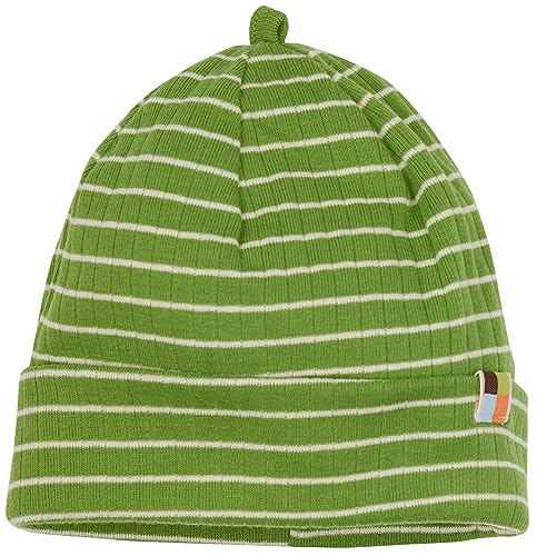 loud + proud Unisex Kinder Derby Rib, GOTS Zertifiziert Beanie-Mütze, Grass, 51-52 EU von loud + proud