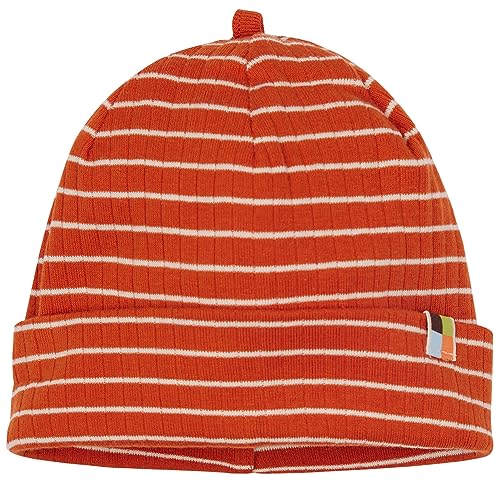 loud + proud Unisex Kinder Derby Rib, GOTS Zertifiziert Beanie-Mütze, Terracotta, 45-48 EU von loud + proud