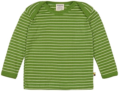 loud + proud Unisex Kinder Derby Rib, GOTS Zertifiziert Shirt, Grass, 110-116 EU von loud + proud