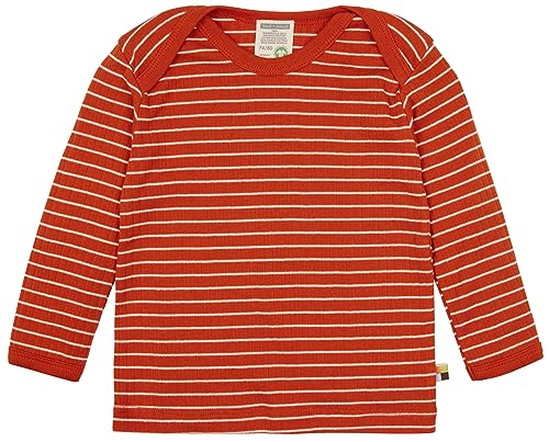 loud + proud Unisex Kinder Derby Rib, GOTS Zertifiziert Shirt, Terracotta, 74-80 EU von loud + proud