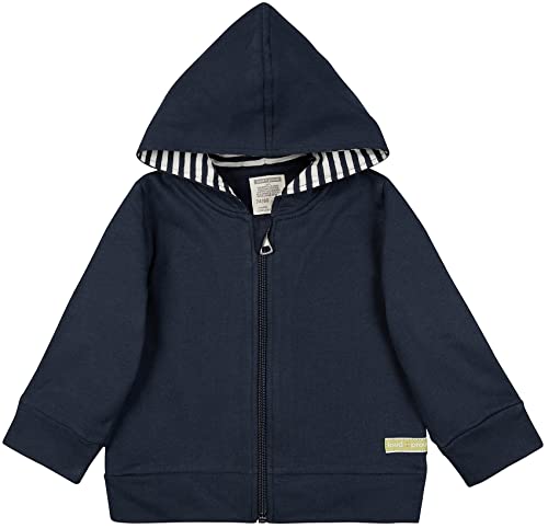 loud + proud Unisex Kinder Kapuzenjacke, GOTS Zertifiziert Jacke, Navy, 134-140 EU von loud + proud