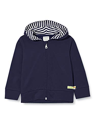 loud + proud Unisex Kinder Kapuzenjacke, GOTS Zertifiziert Jacke, Navy, 134-140 EU von loud + proud