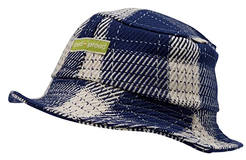 loud + proud Unisex Kinder Kariert, GOTS Zertifiziert Hut, Ultramarin, 51-52 EU loud + proud Unisex Kinder Kariert, GOTS Zertifiziert Hut, Ultramarin, 51-52 EU von loud + proud
