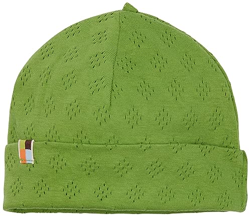 loud + proud Unisex Kinder Lt1 Jacquard Strick, GOTS Zertifiziert Beanie-Mütze, Grass, 51-52 EU von loud + proud