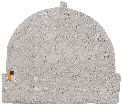 loud + proud Unisex Kinder Lt1 Jacquard Strick, GOTS Zertifiziert Beanie-Mütze, Silver, 42-44 EU von loud + proud