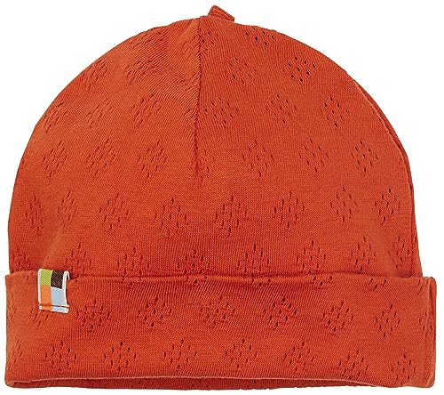 loud + proud Unisex Kinder Lt1 Jacquard Strick, GOTS Zertifiziert Beanie-Mütze, Terracotta, 51-52 EU von loud + proud