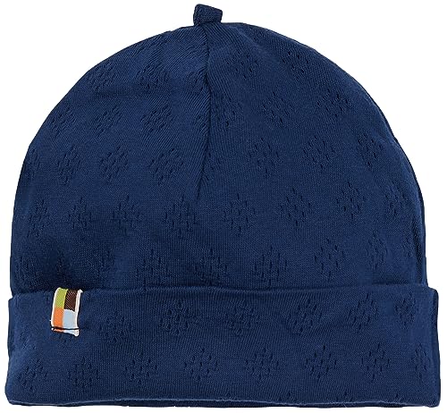 loud + proud Unisex Kinder Lt1 Jacquard Strick, GOTS Zertifiziert Beanie-Mütze, Ultramarine, 42-44 EU von loud + proud
