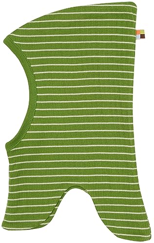 loud + proud Unisex Kinder Lt1 Schlupfmütze Derby Rib, GOTS Zertifiziert Sturmhaube, Grass, 42-44 EU von loud + proud