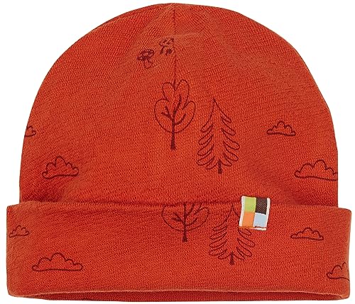 loud + proud Unisex Kinder Lt2 Strukturstrick, GOTS Zertifiziert Beanie-Mütze, Terracotta, 49-50 EU von loud + proud