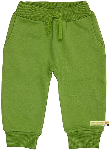 loud + proud Unisex Kinder Sweathose, GOTS Zertifiziert Freizeithose, Grass, 140 EU von loud + proud