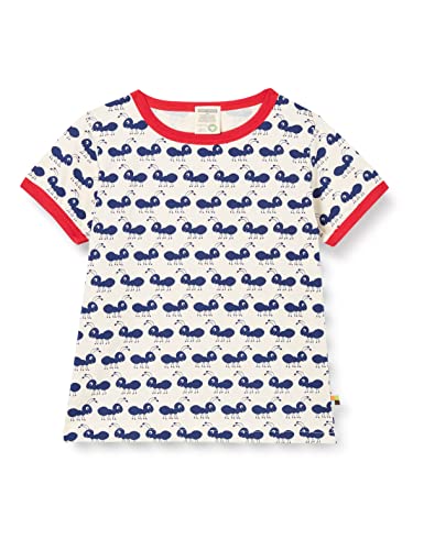 loud + proud Unisex Kinder T-shirt mit Ameisen Print, Gots Zertifiziert T Shirt, Ultramarine, 110-116 EU von loud + proud