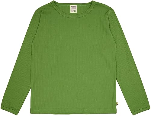 loud + proud Unisex Kinder Uni, GOTS Zertifiziert Shirt, Grass, 86-92 EU von loud + proud