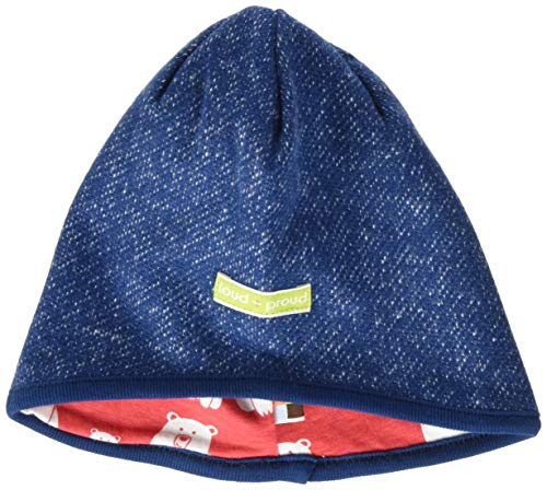 loud + proud Wendemütze Melange Strick aus Bio Baumwolle, GOTS Zertifiziert von loud + proud