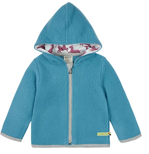 loud + proud Unisex Kinder Wollfleece, Gots Zertifiziert Jacke, Top, 86-92 EU von loud + proud