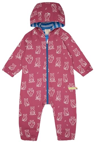 loud + proud Wasserabweisender Overall mit Druck, GOTS zertifiziert von loud + proud