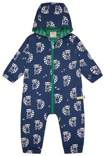 loud + proud Wasserabweisender Overall mit Druck, GOTS zertifiziert von loud + proud