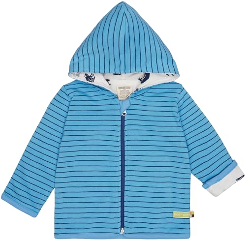 loud + proud Wendejacke mit Kapuze, aus Bio Baumwolle, GOTS zertifiziert von loud + proud