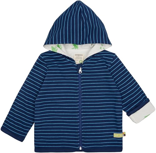 loud + proud Wendejacke mit Kapuze, aus Bio Baumwolle, GOTS zertifiziert von loud + proud