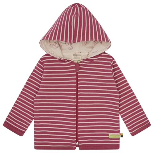 loud + proud Wendejacke mit Kapuze, gestreift, aus Bio Baumwolle, GOTS zertifiziert von loud + proud