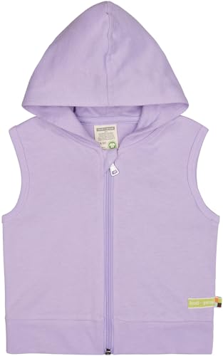 loud + proud Weste mit Kapuze, aus Bio Baumwolle, GOTS zertifiziert von loud + proud