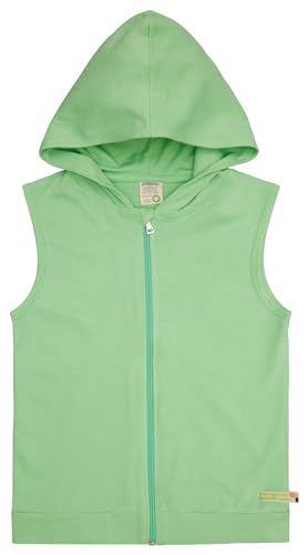 loud + proud Weste mit Kapuze, aus Bio Baumwolle, GOTS zertifiziert von loud + proud