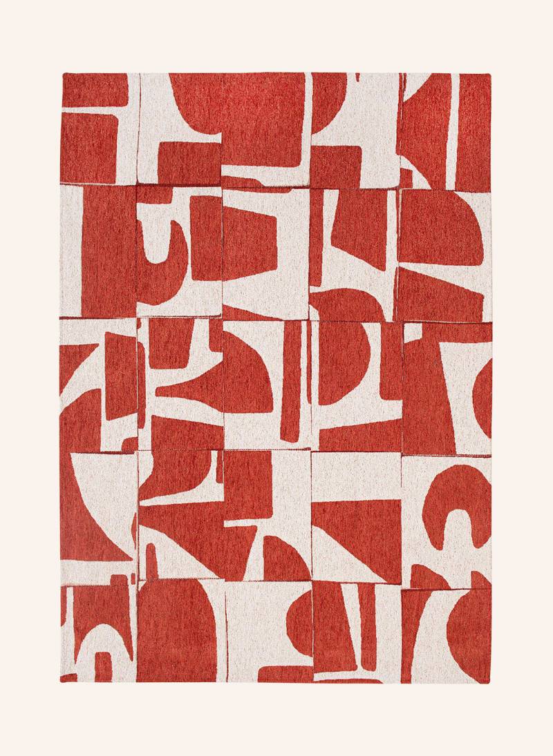 Louis De Poortere Teppich Craft Papercut rot von louis de poortere
