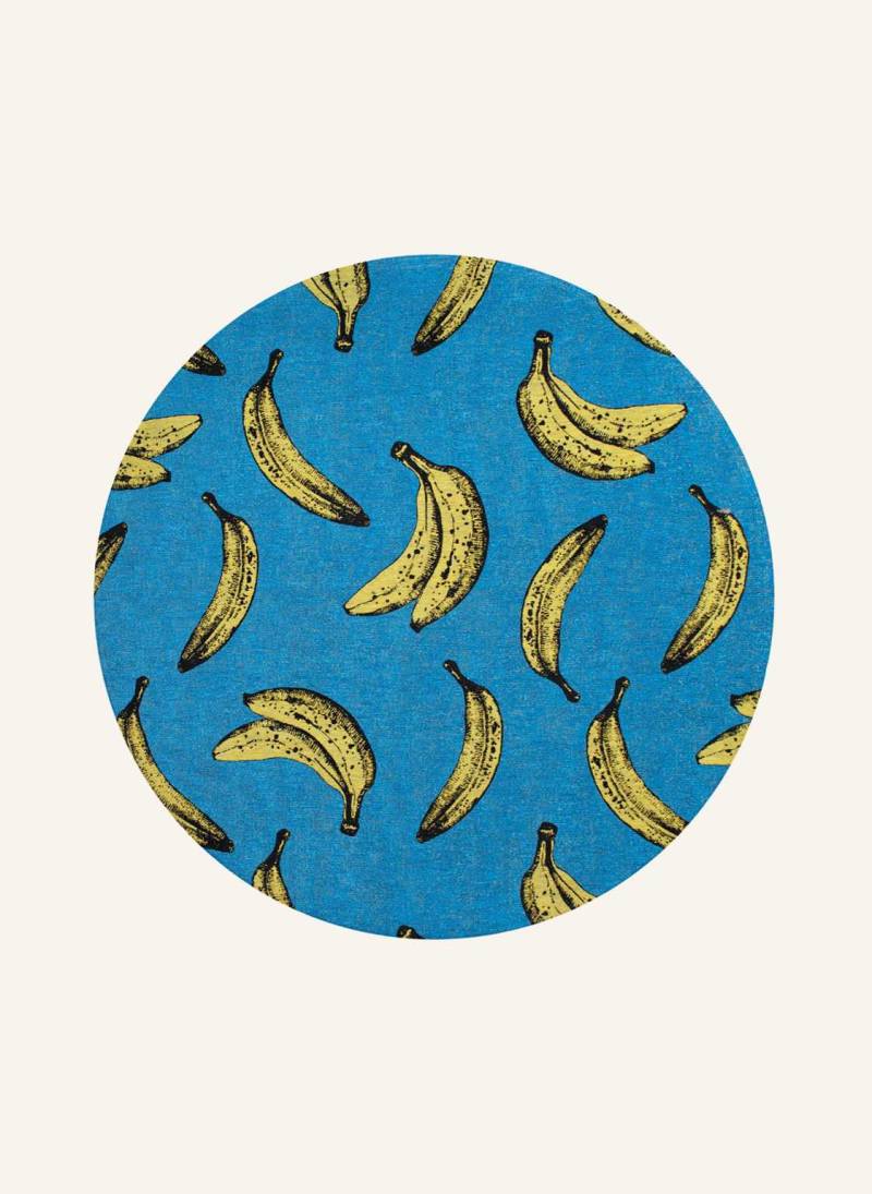 Louis De Poortere Teppich Pop Banana blau von louis de poortere