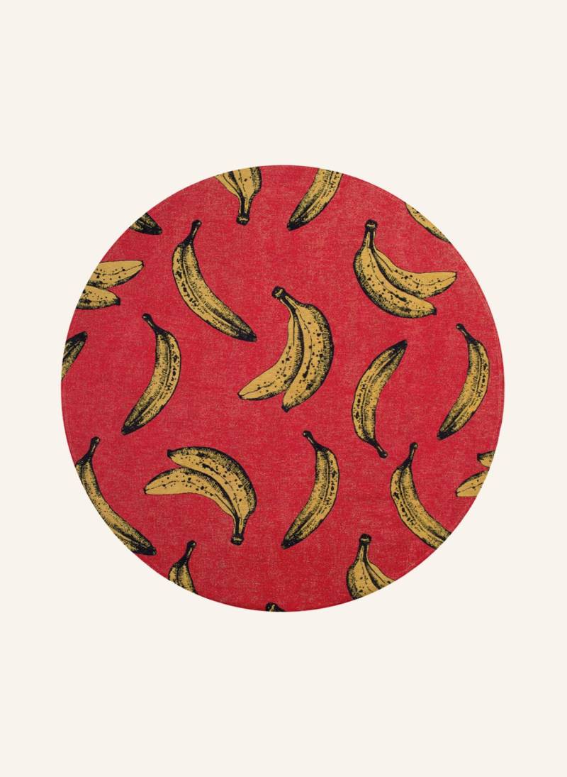 Louis De Poortere Teppich Pop Banana rot von louis de poortere