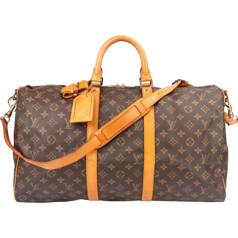 louis vuitton - Louis Vuitton Louis Vuitton Canvas Monogram Keepall 50 Bandouliere Koffer24 von louis vuitton
