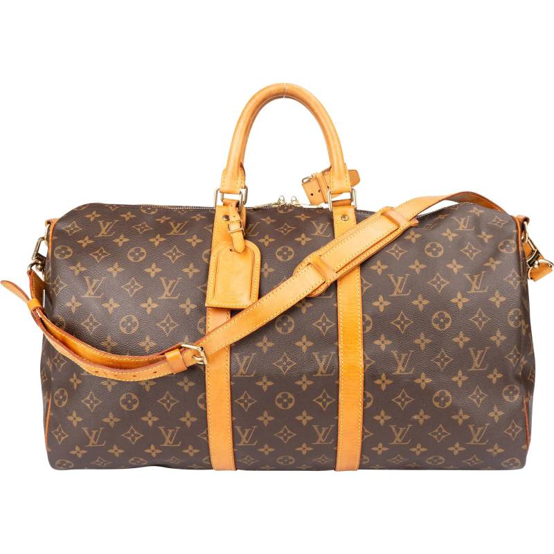 louis vuitton - Louis Vuitton Louis Vuitton Canvas Monogram Keepall 50 Bandouliere Koffer24 von louis vuitton