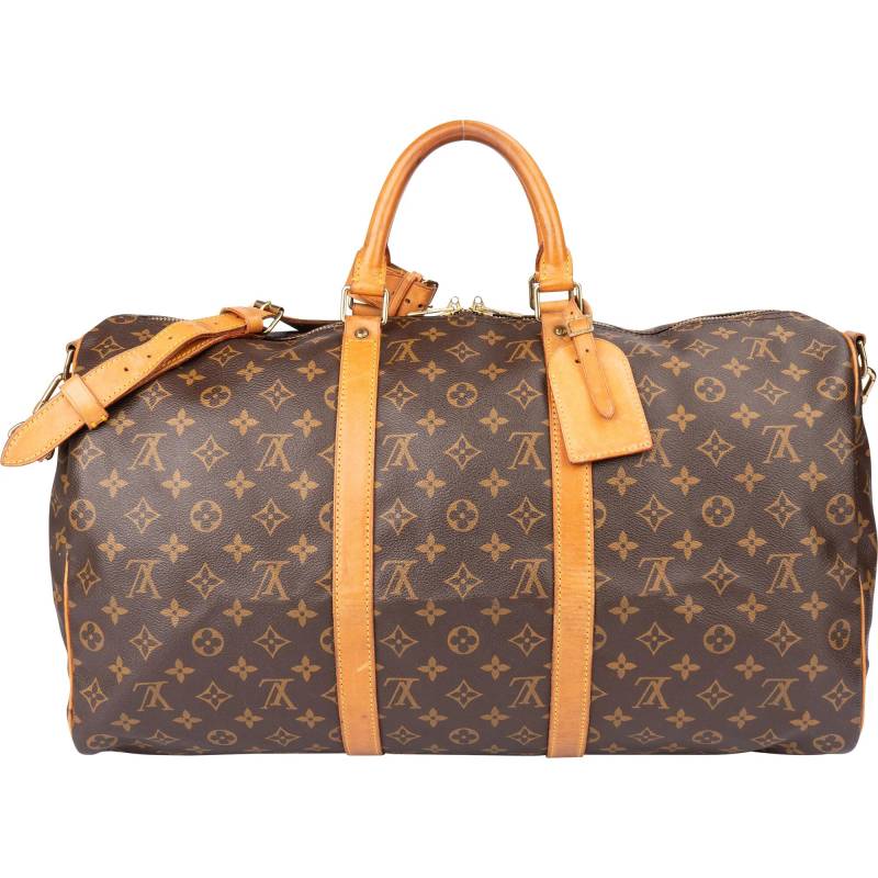 louis vuitton - Louis Vuitton Louis Vuitton Canvas Monogram Keepall 50 Bandouliere Koffer24 von louis vuitton