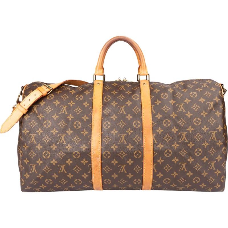 louis vuitton - Louis Vuitton Louis Vuitton Canvas Monogram Keepall 55 Bandouliere Koffer24 von louis vuitton