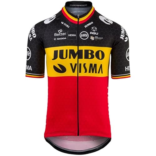 louizumify Herren-Radtrikot Sportshirt, schnell trocknend und atmungsaktiv, Sonnenschutz, 3 Taschen louizumify Herren-Radtrikot Sportshirt, schnell trocknend und atmungsaktiv, Sonnenschutz, 3 Taschen von louizumify