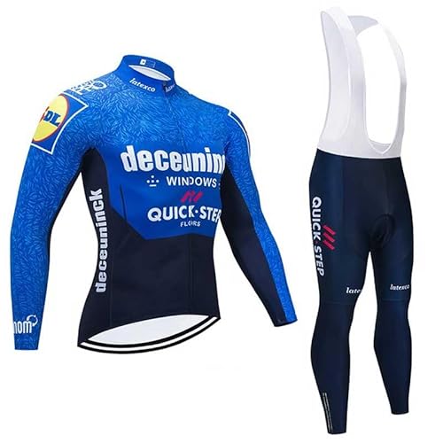 louizumify Performance Herren Radfahren Langarm-Set mit 3 Taschen Feuchtigkeit Wick Fleece gepolstert reflektierende Hosen louizumify Performance Herren Radfahren Langarm-Set mit 3 Taschen Feuchtigkeit Wick Fleece gepolstert reflektierende Hosen von louizumify