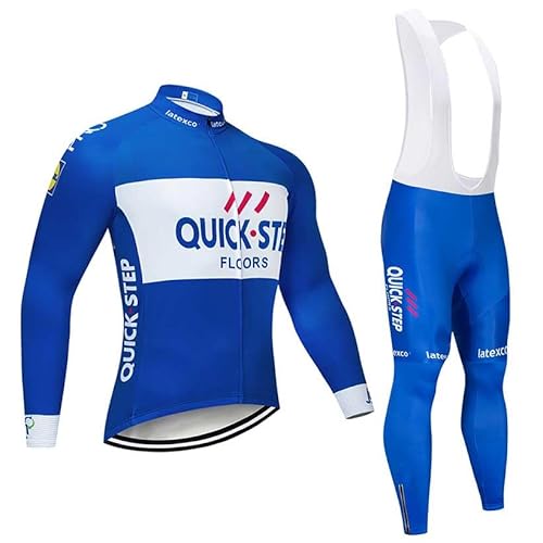 louizumify Performance Herren Radfahren Langarm-Set mit 3 Taschen Feuchtigkeit Wick Fleece gepolstert reflektierende Hosen louizumify Performance Herren Radfahren Langarm-Set mit 3 Taschen Feuchtigkeit Wick Fleece gepolstert reflektierende Hosen von louizumify