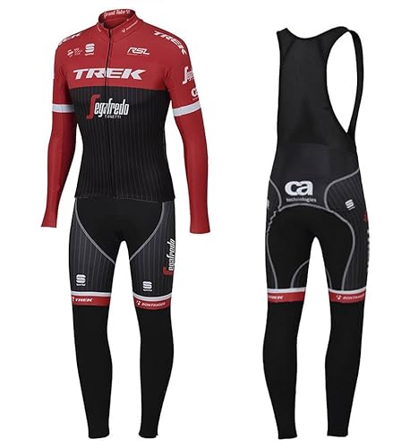louizumify Performance Herren Radtrikot Langarm mit 3 Taschen - Reflektierendes Feuchtigkeitsableitendes Material louizumify Performance Herren Radtrikot Langarm mit 3 Taschen - Reflektierendes Feuchtigkeitsableitendes Material von louizumify