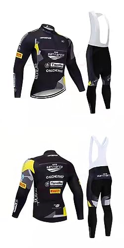 louizumify Performance Herren Radtrikot Langarm mit 3 Taschen - Reflektierendes Feuchtigkeitsableitendes Material louizumify Performance Herren Radtrikot Langarm mit 3 Taschen - Reflektierendes Feuchtigkeitsableitendes Material von louizumify