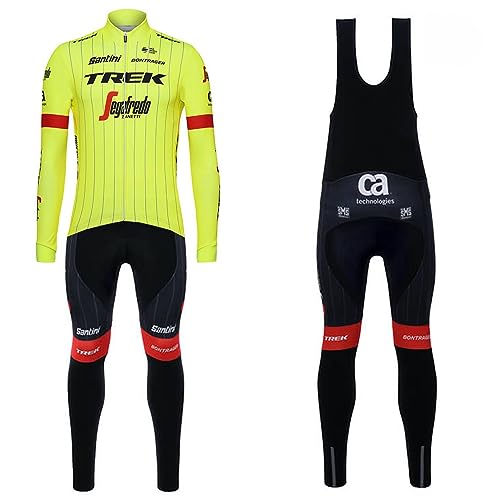 louizumify Performance Herren Radtrikot Langarm mit 3 Taschen - Reflektierendes Feuchtigkeitsableitendes Material louizumify Performance Herren Radtrikot Langarm mit 3 Taschen - Reflektierendes Feuchtigkeitsableitendes Material von louizumify