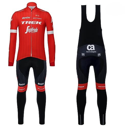 louizumify Performance Herren Radtrikot Langarm mit 3 Taschen - Reflektierendes Feuchtigkeitsableitendes Material louizumify Performance Herren Radtrikot Langarm mit 3 Taschen - Reflektierendes Feuchtigkeitsableitendes Material von louizumify