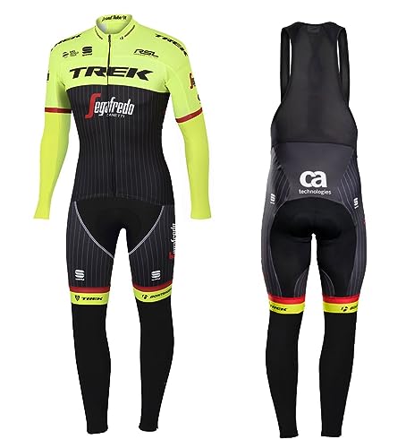 louizumify Performance Herren Radtrikot Langarm mit 3 Taschen - Reflektierendes Feuchtigkeitsableitendes Material louizumify Performance Herren Radtrikot Langarm mit 3 Taschen - Reflektierendes Feuchtigkeitsableitendes Material von louizumify