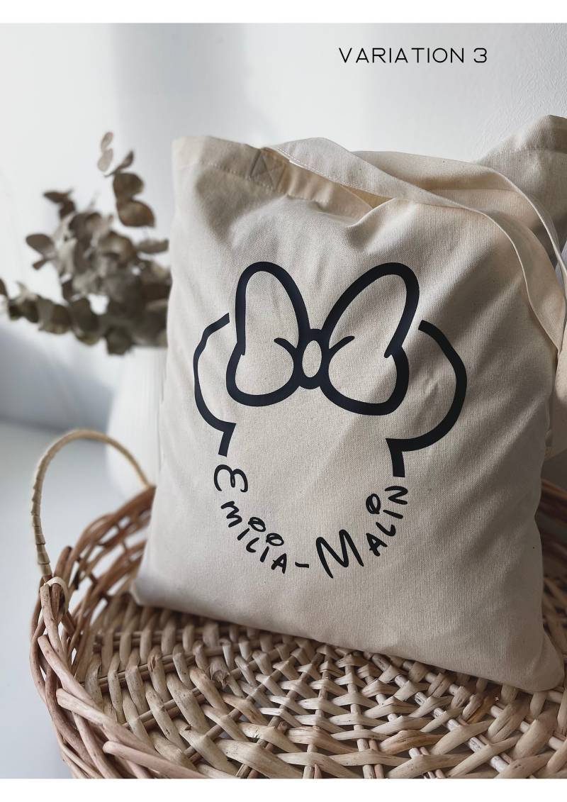 Personalisierte Baumwolltasche Für Wechselkleidung | Kinder 38cm X 42cm Mit Langen Hänkeln von louliehandmade