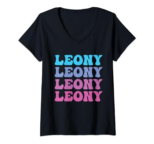 Damen Leony T-Shirt mit V-Ausschnitt Damen Leony T-Shirt mit V-Ausschnitt von love Leony