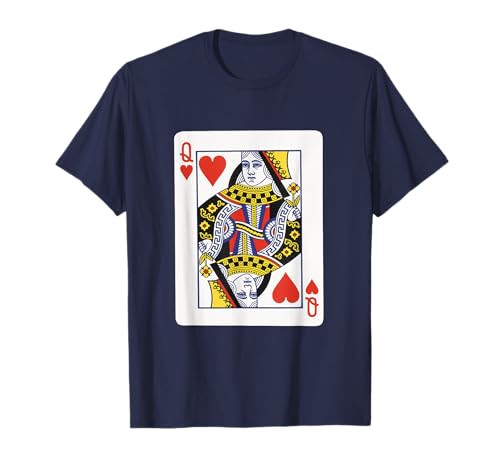 Damen Kartenspiel Kostüm Spielkarte Herz Arsch Verkleidung T-Shirt Damen Kartenspiel Kostüm Spielkarte Herz Arsch Verkleidung T-Shirt von love gaming