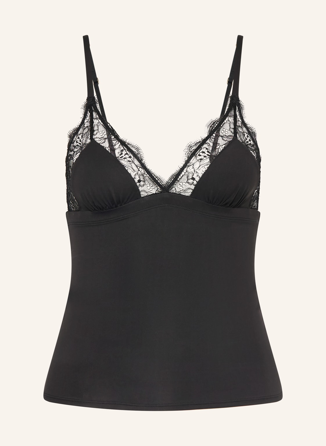 Love Stories Schlaftop Bria Mit Spitze schwarz von love stories