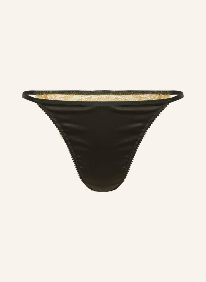 Love Stories String Charlotte Aus Satin gruen von love stories