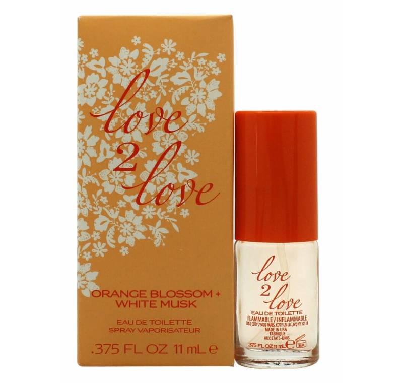 love2love Eau de Toilette Orange Blossom + White Musk Eau de Toilette 11ml Spray von love2love